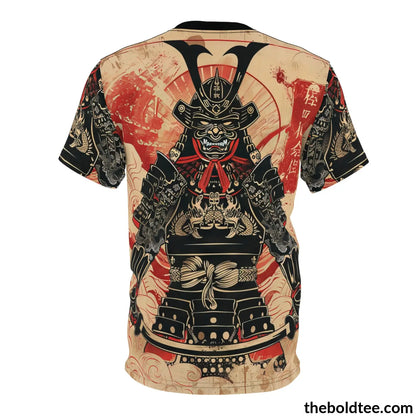 Vintage Samurai Tee - Premium All Over Print Crewneck Shirt Prints