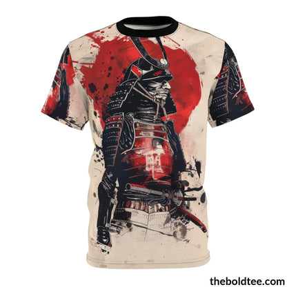 Vintage Samurai Tee - Premium All Over Print Crewneck Shirt S Prints