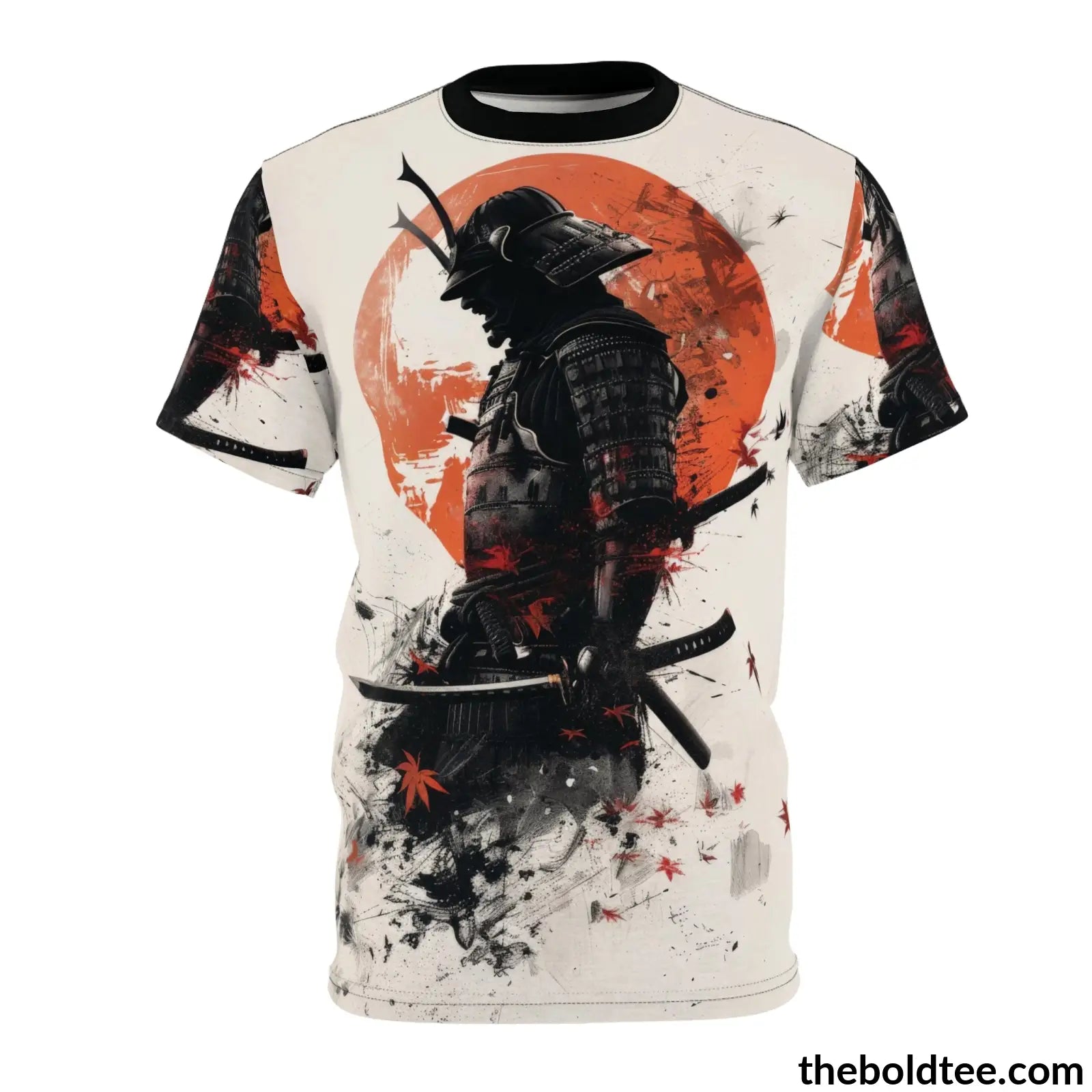 Vintage Samurai Tee - Premium All Over Print Crewneck Shirt S Prints