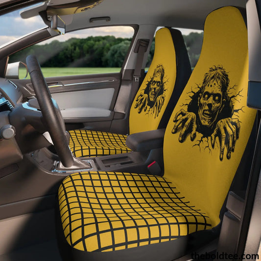 Zombie Car Seat Covers (2 Pcs.) All Over Prints