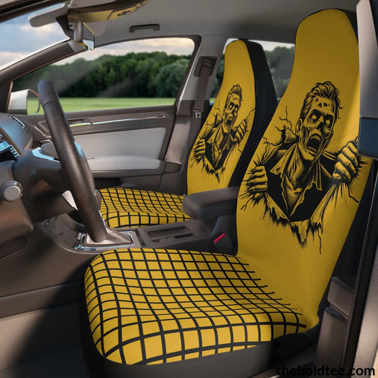 Zombie Car Seat Covers (2 Pcs.) All Over Prints